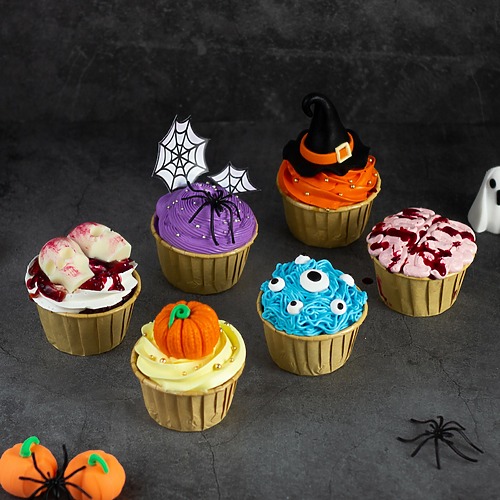 Halloween cupcakes 6pcs 1 1