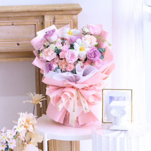 Violet Charm Posy 2