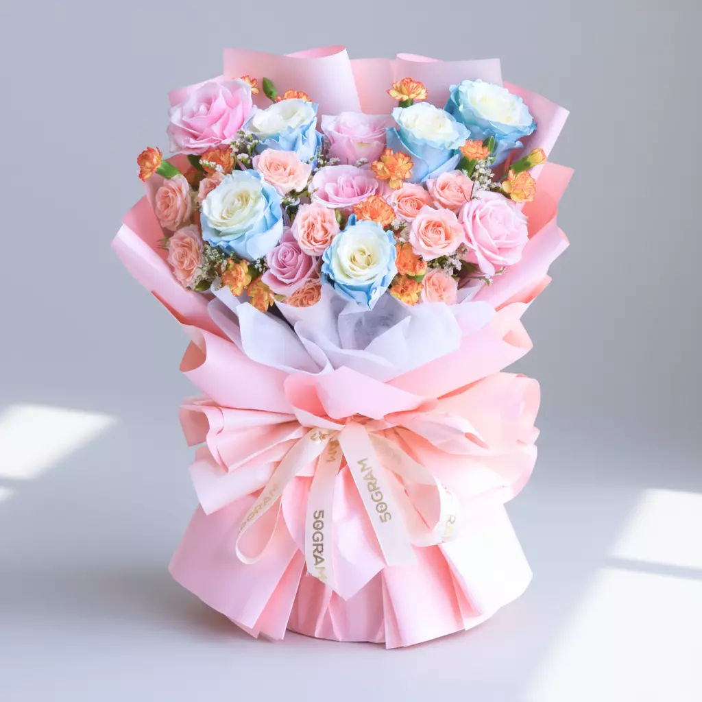 Candy Sky Bloom Hand Bouquet