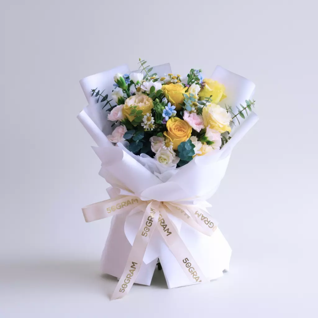 Feminine Flourish Hand Bouquet - Regular