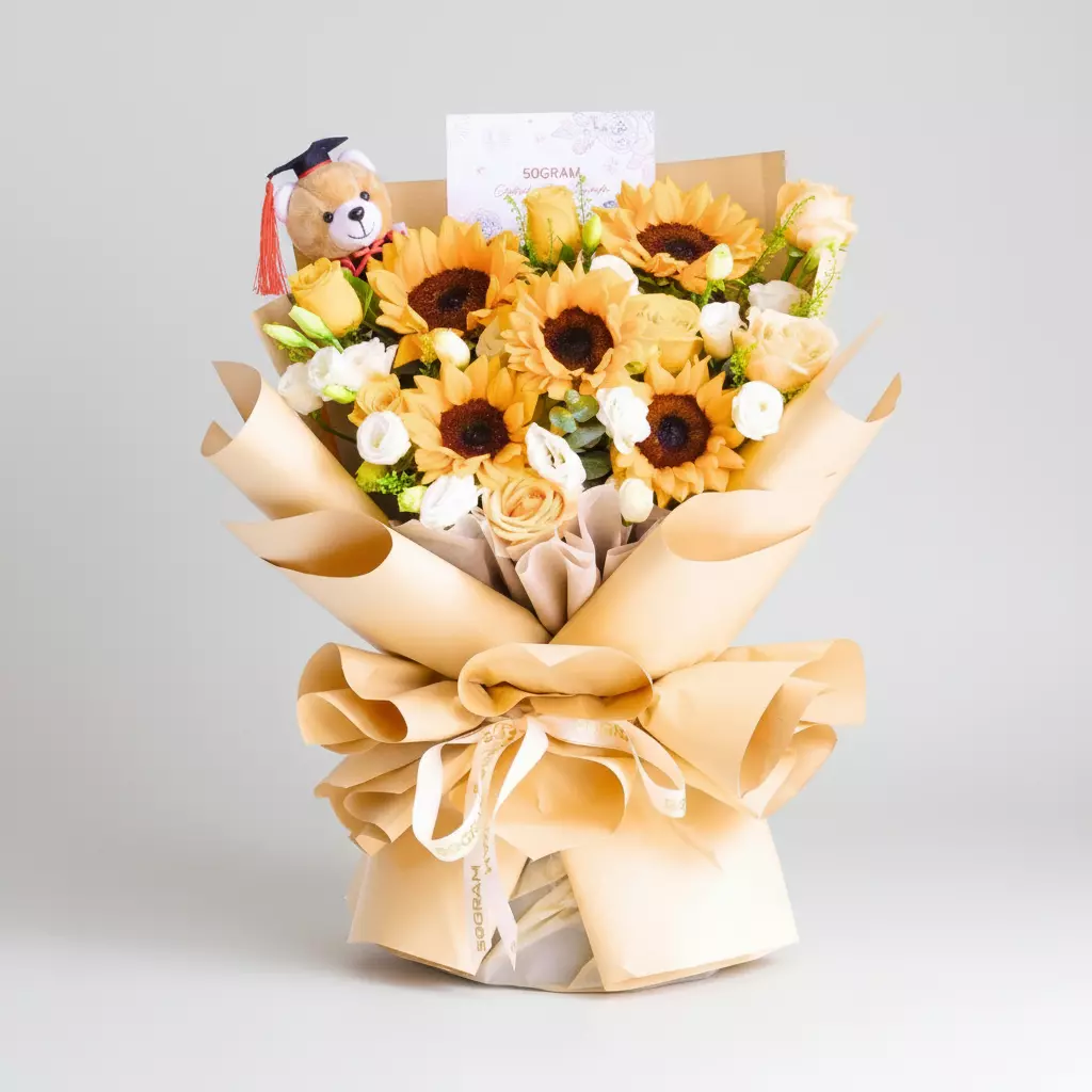 Future Bright Sunflower Hand Bouquet