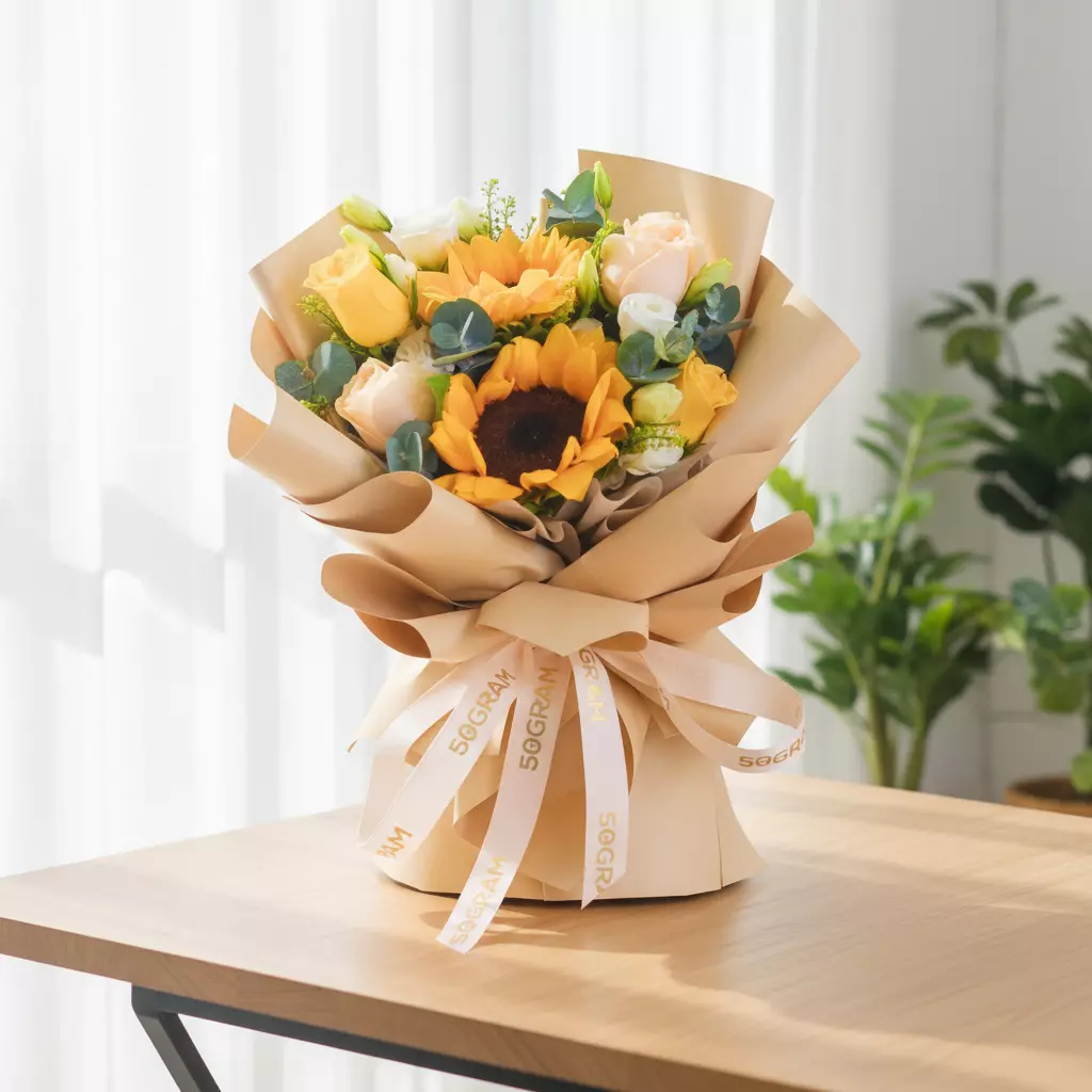Future Bright Sunflower Hand Bouquet