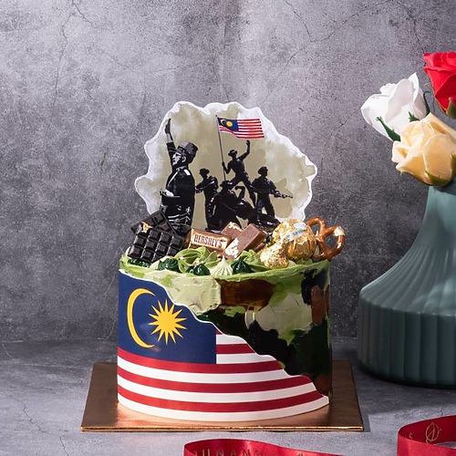 Malaysia madani designer cake 4