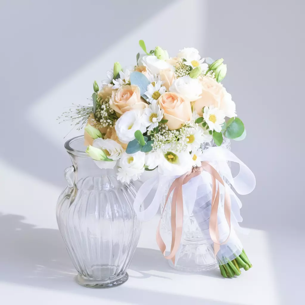 Creamy Radiance Bridal Bouquet