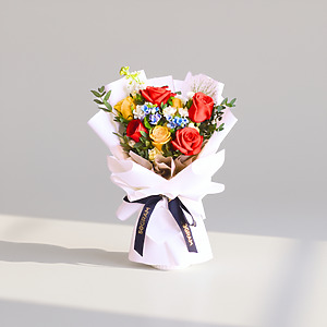 Colours of Malaysia Hand Bouquet