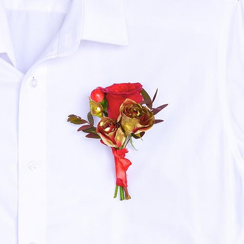 Promise of forever boutonniere