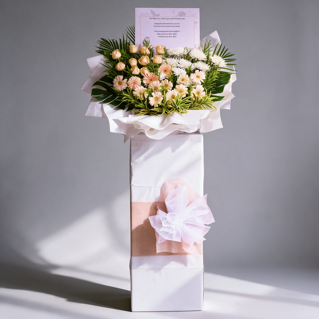 Graceful Remembrance | Condolences Flower Stand