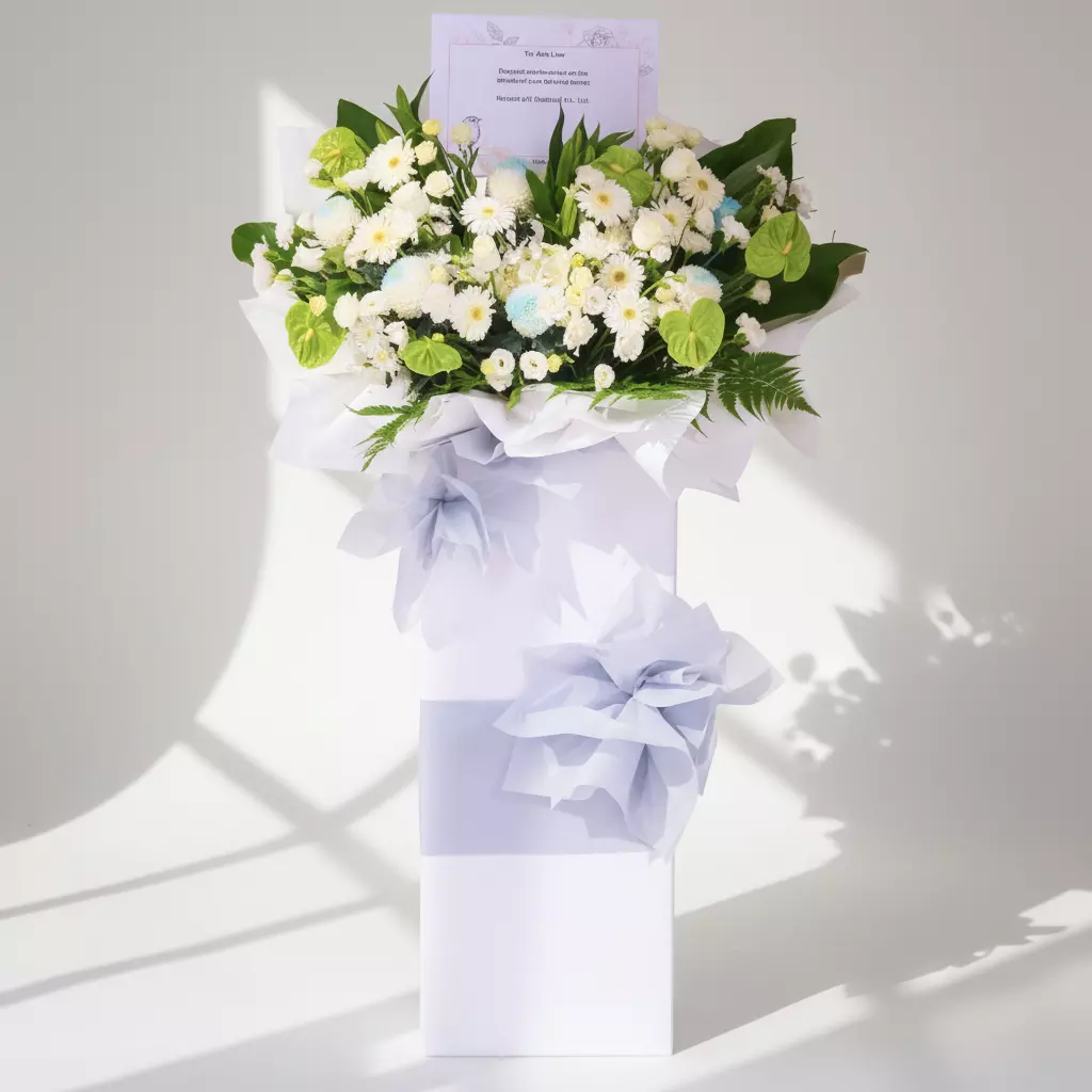 Peaceful Farewell | Condolences Flower Stand