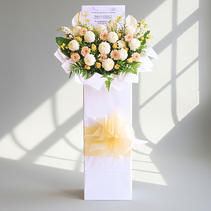 Tranquil Tribute | Condolences Flower Stand
