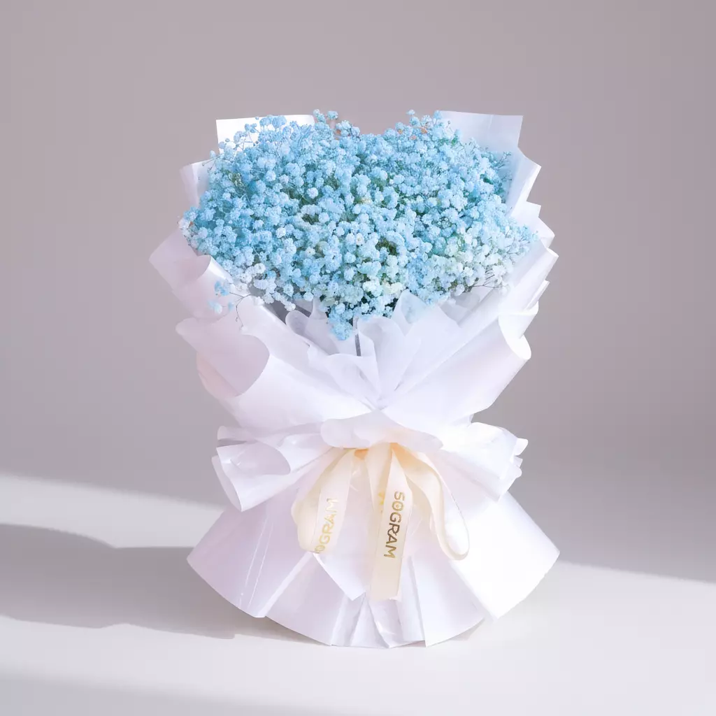 Baby Breeze Baby Breath Hand Bouquet