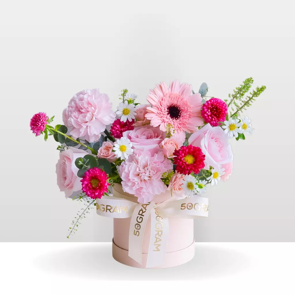 Pink Whimsy Flower Box