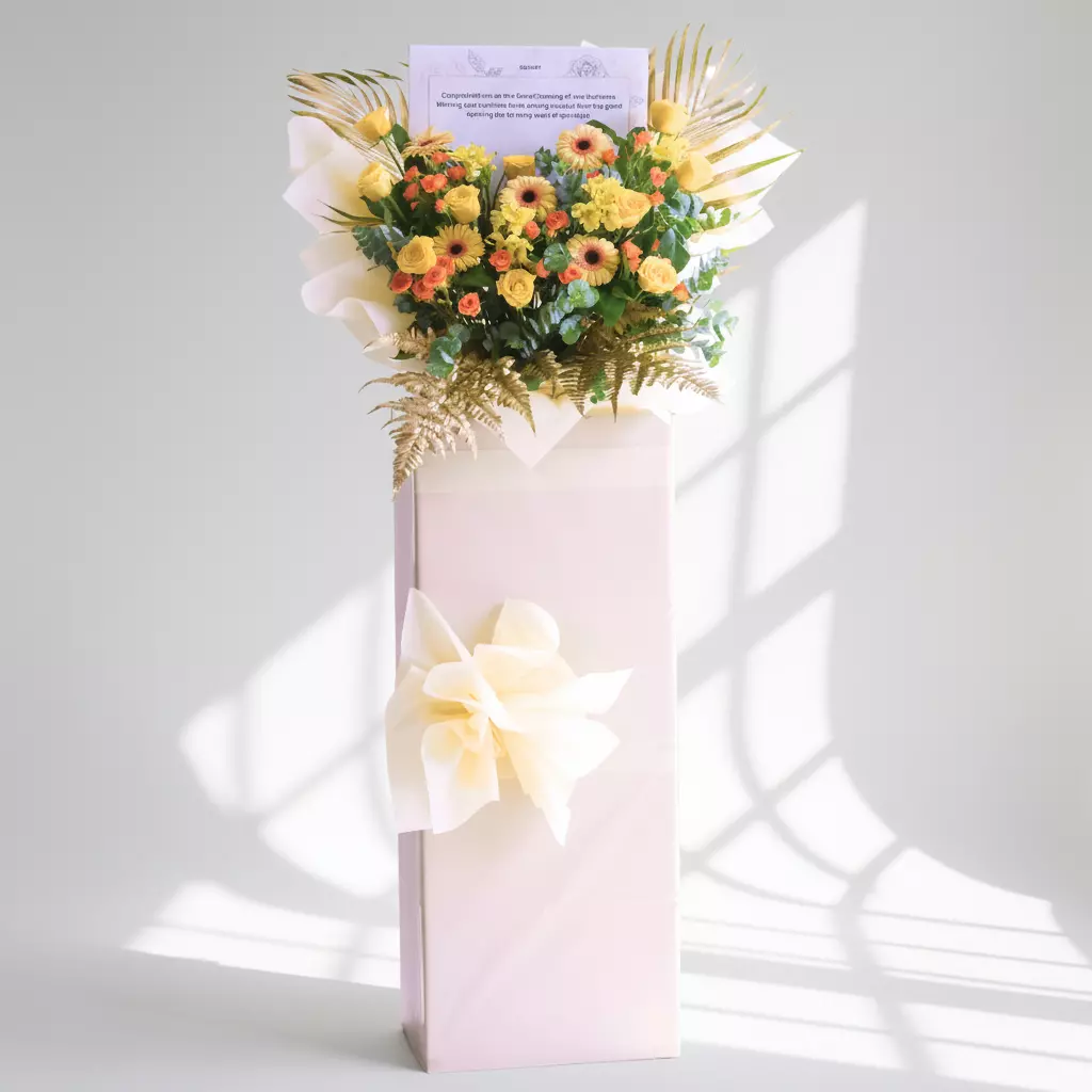 Grace in Gold | Business Opening Stand