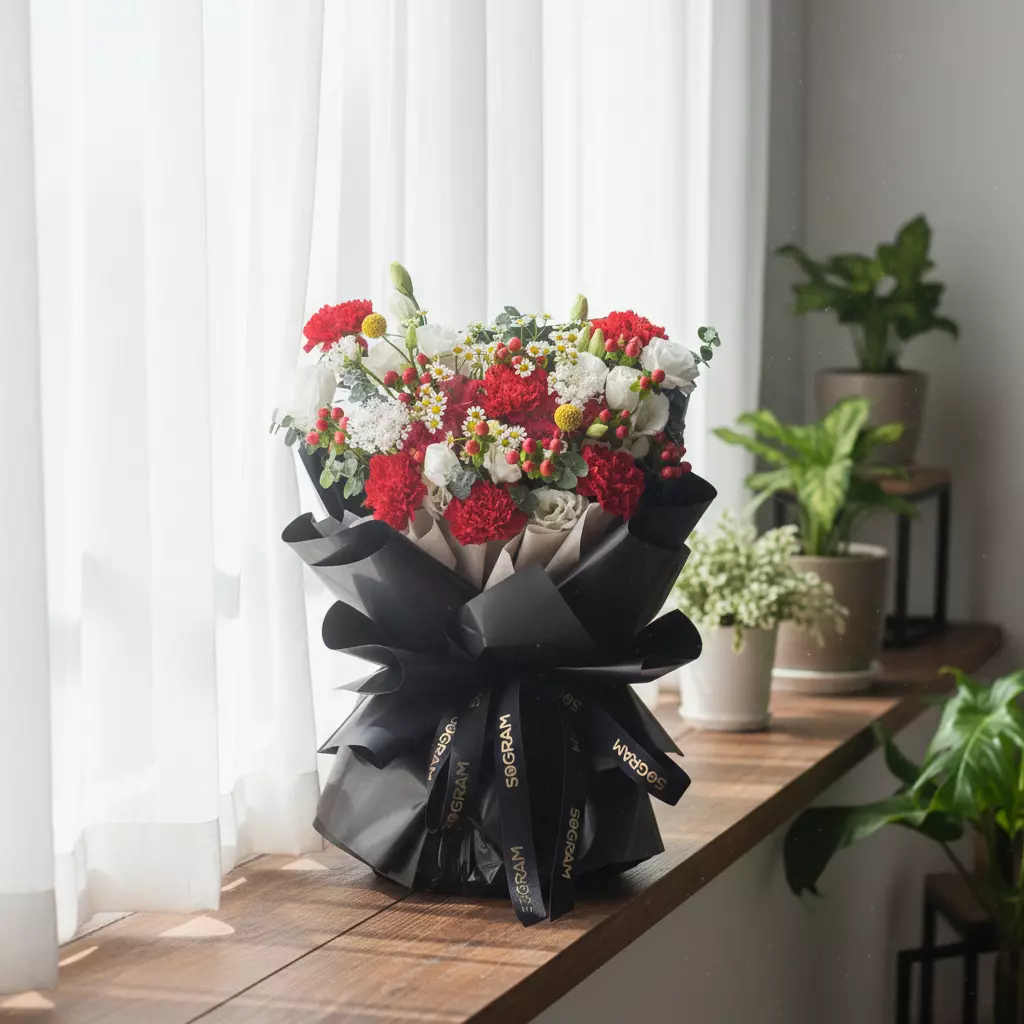 Noir Muse Hand Bouquet