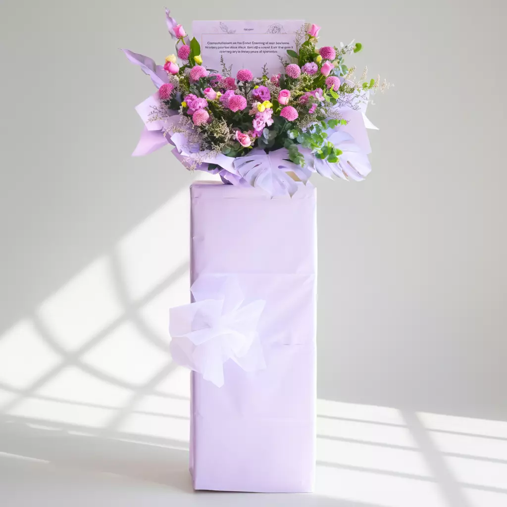 Prosper in Plum | Business Opening Stand