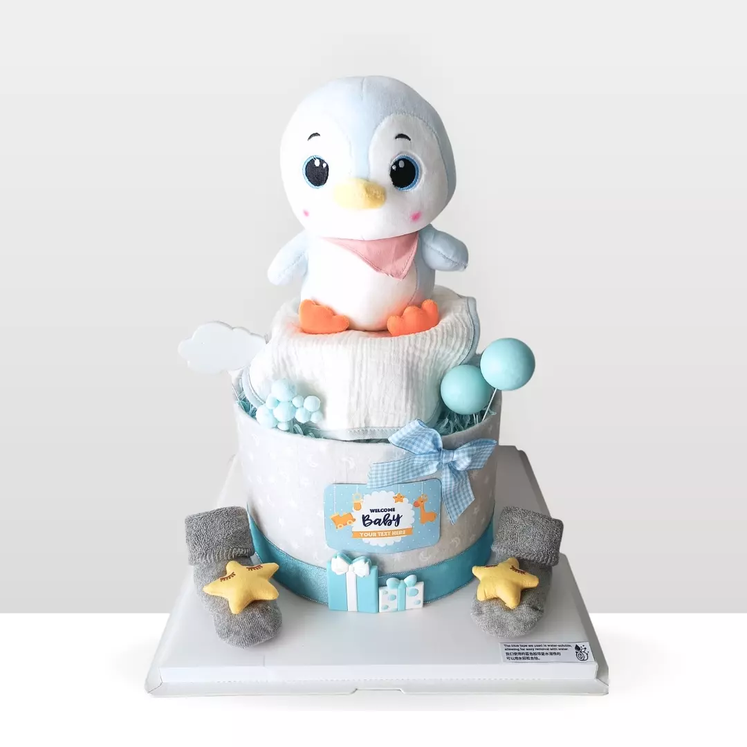 Puddle Penguin Baby Shower Gift