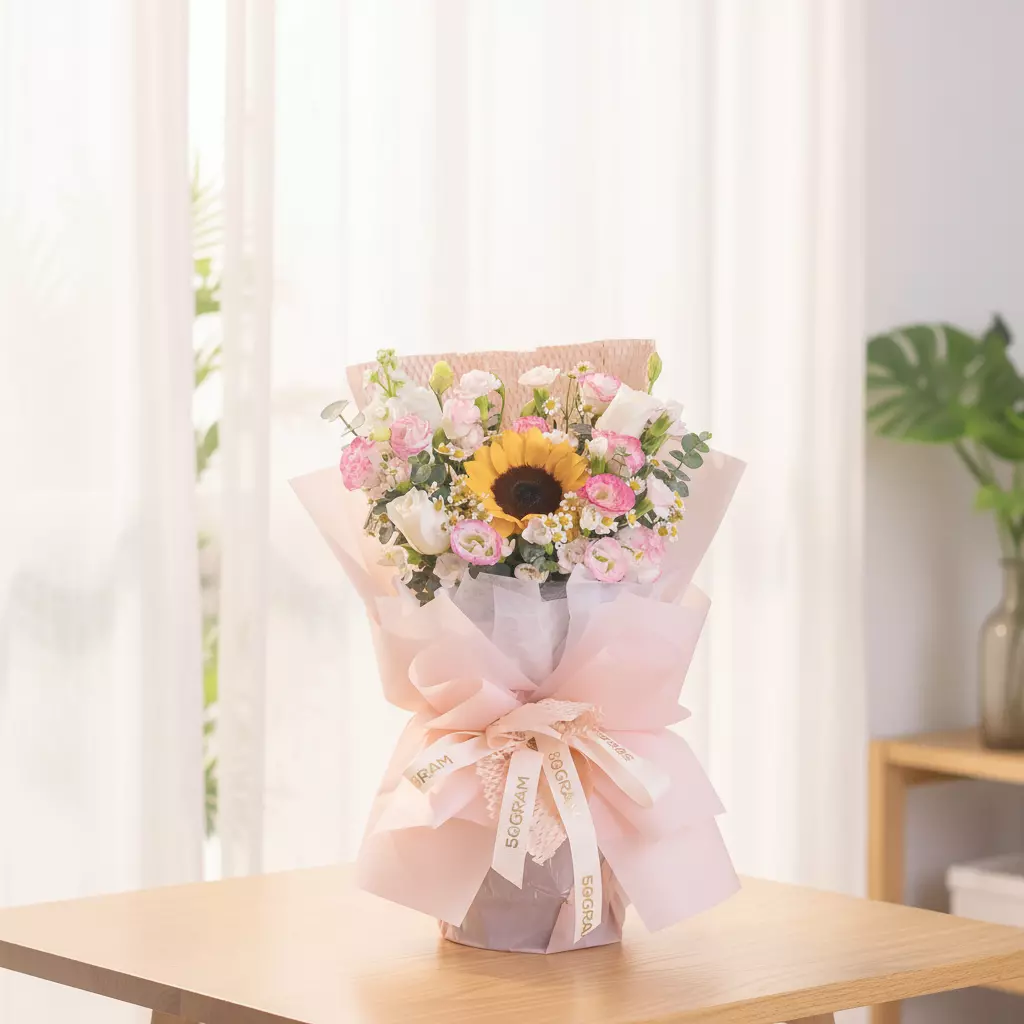 Sugar Sun Sunflower Hand Bouquet
