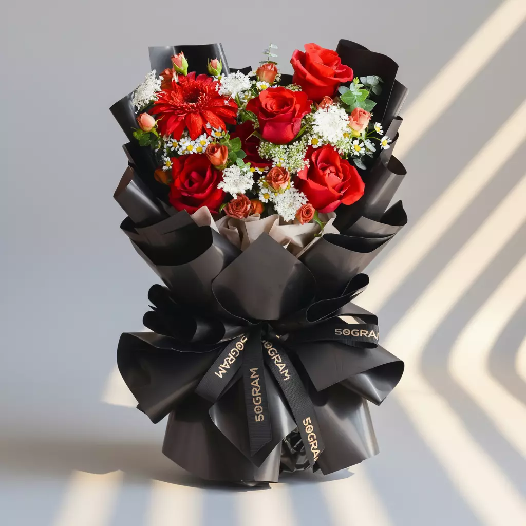 Firelight Love Qi Xi Hand Bouquet