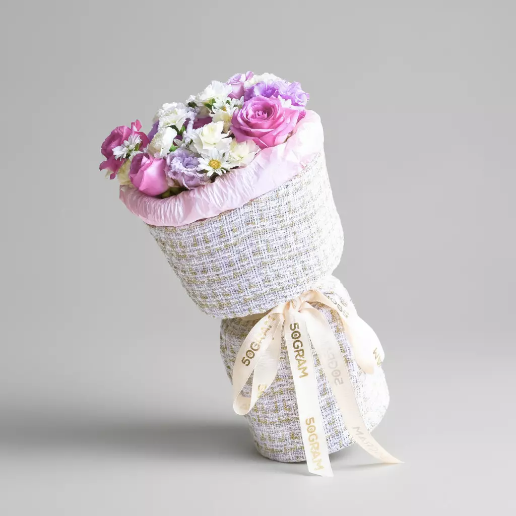 Fairy Dasha Purple Roses Russian Style Bouquet