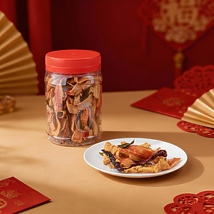 咖哩蟹柳片 Fried Crabstick w/ Curry Leaves