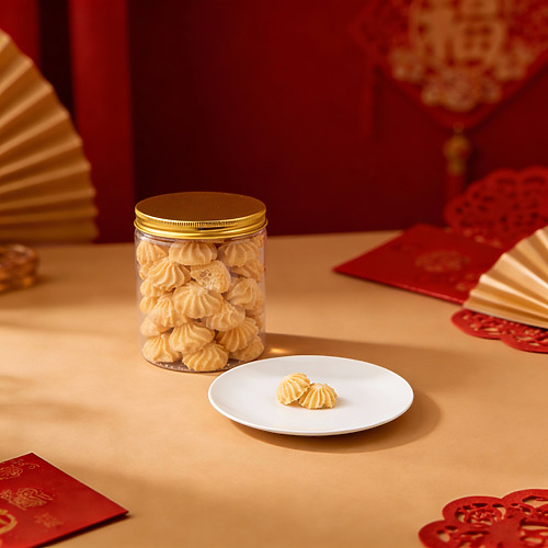 Golden german butter cookies