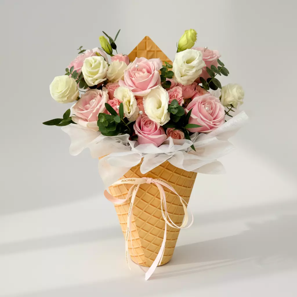 Cupid’s Creamery Ice Cream Hand Bouquet