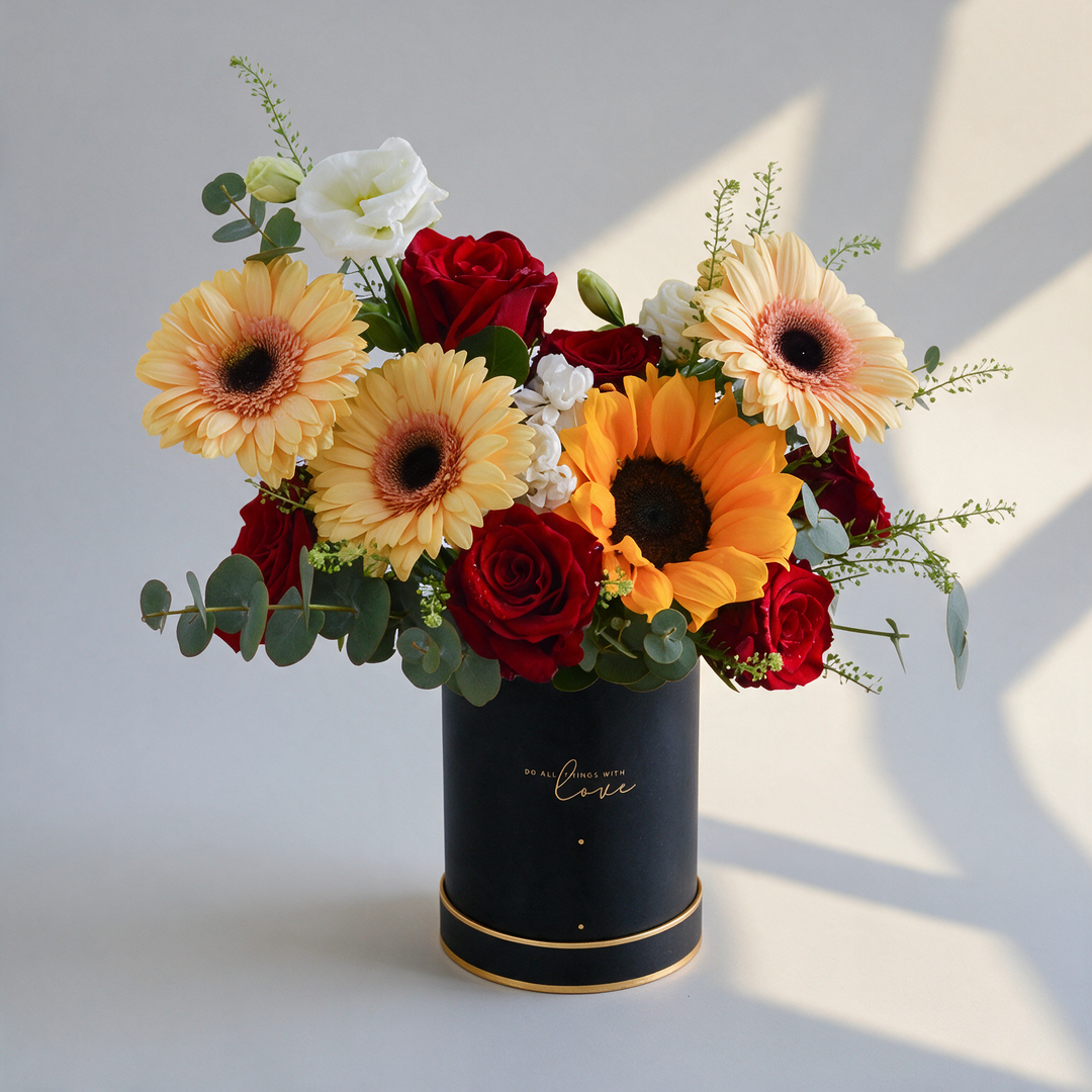 Karima Champagne Gerberas | Flower Box