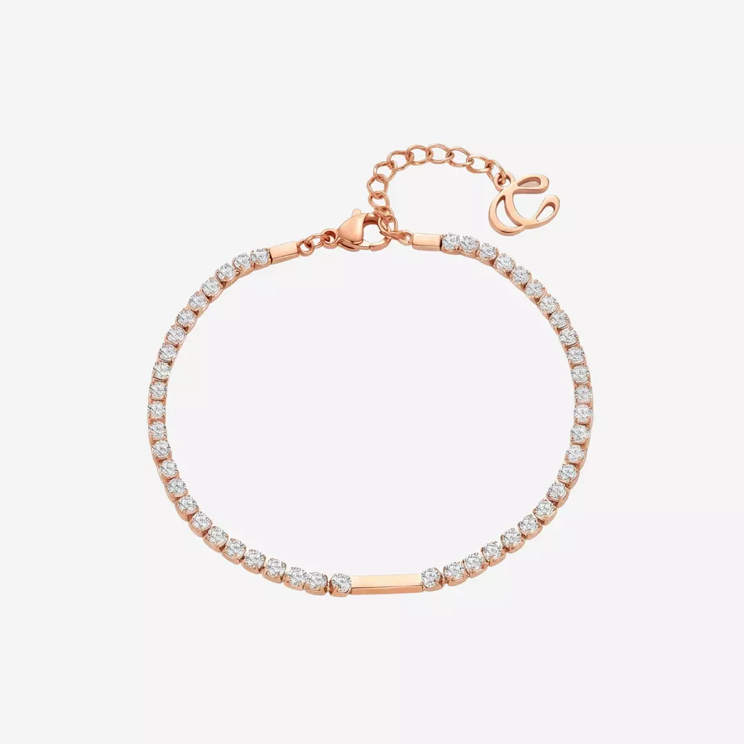 Maison Sparkling 5A Grade Cubic Zirconia Tennis Bracelet