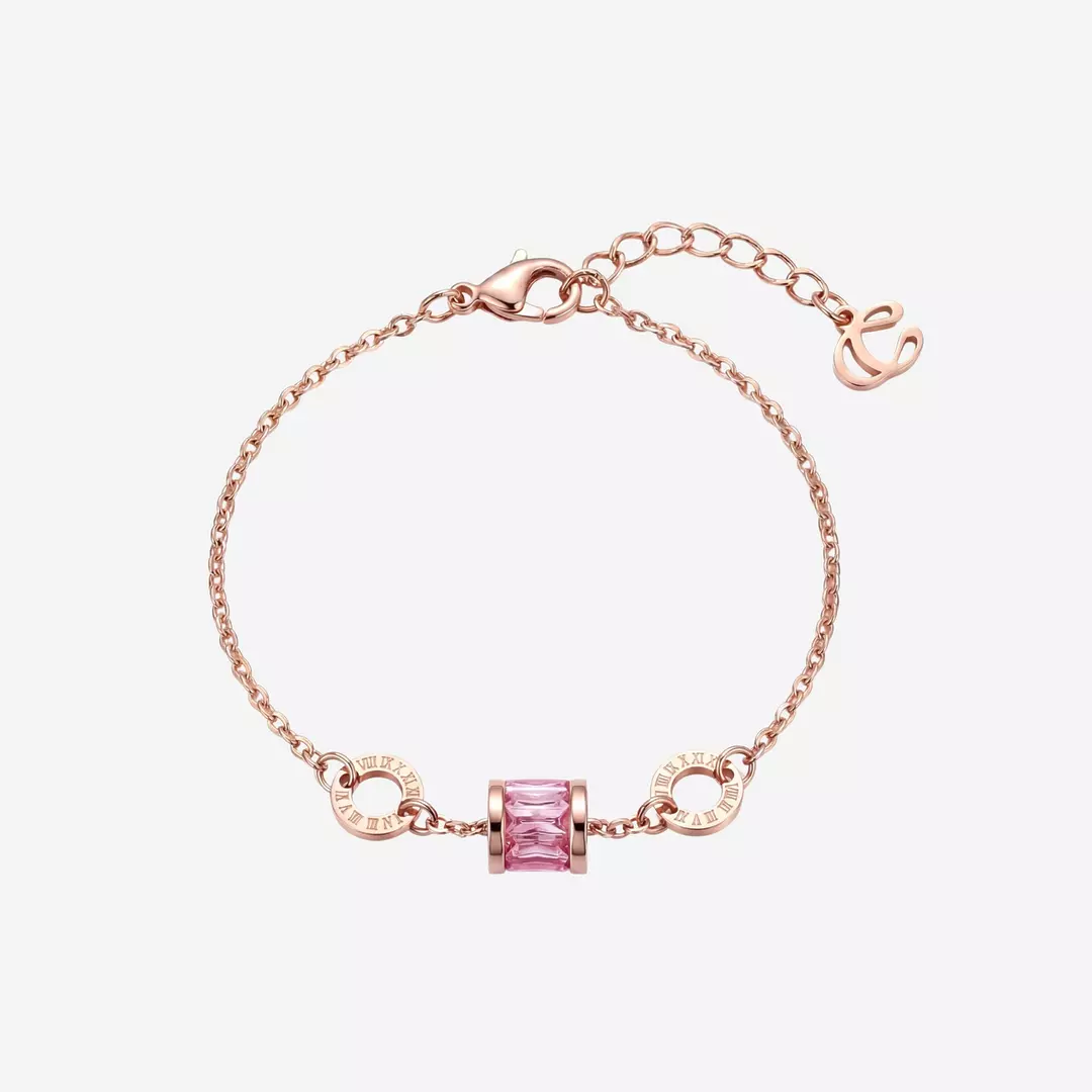 Oceane Cryolite with Roman Numeric Bracelet