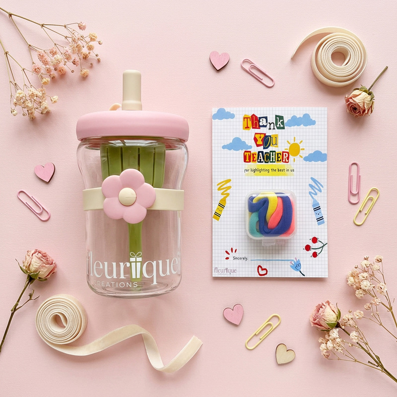 Pretty Essentials Gift Set - Pink Bottle