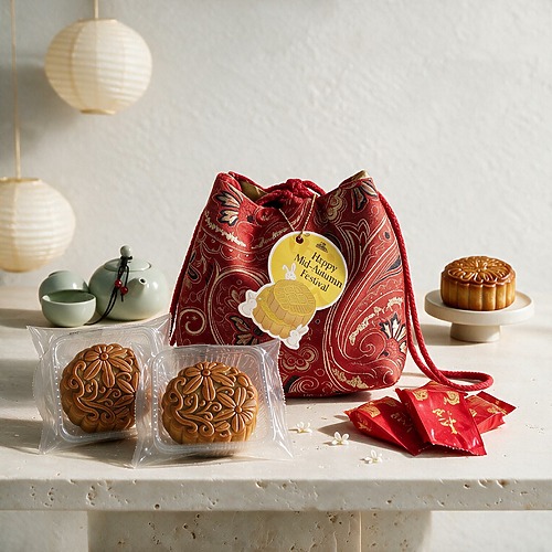 Prosperity 锦月礼 (with teapot set) - Traditional Premium Mooncake