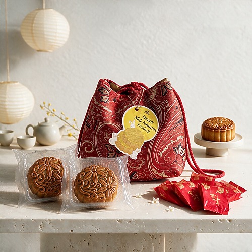 Prosperity 锦月礼 (without teapot set) - Traditional Premium Mooncake